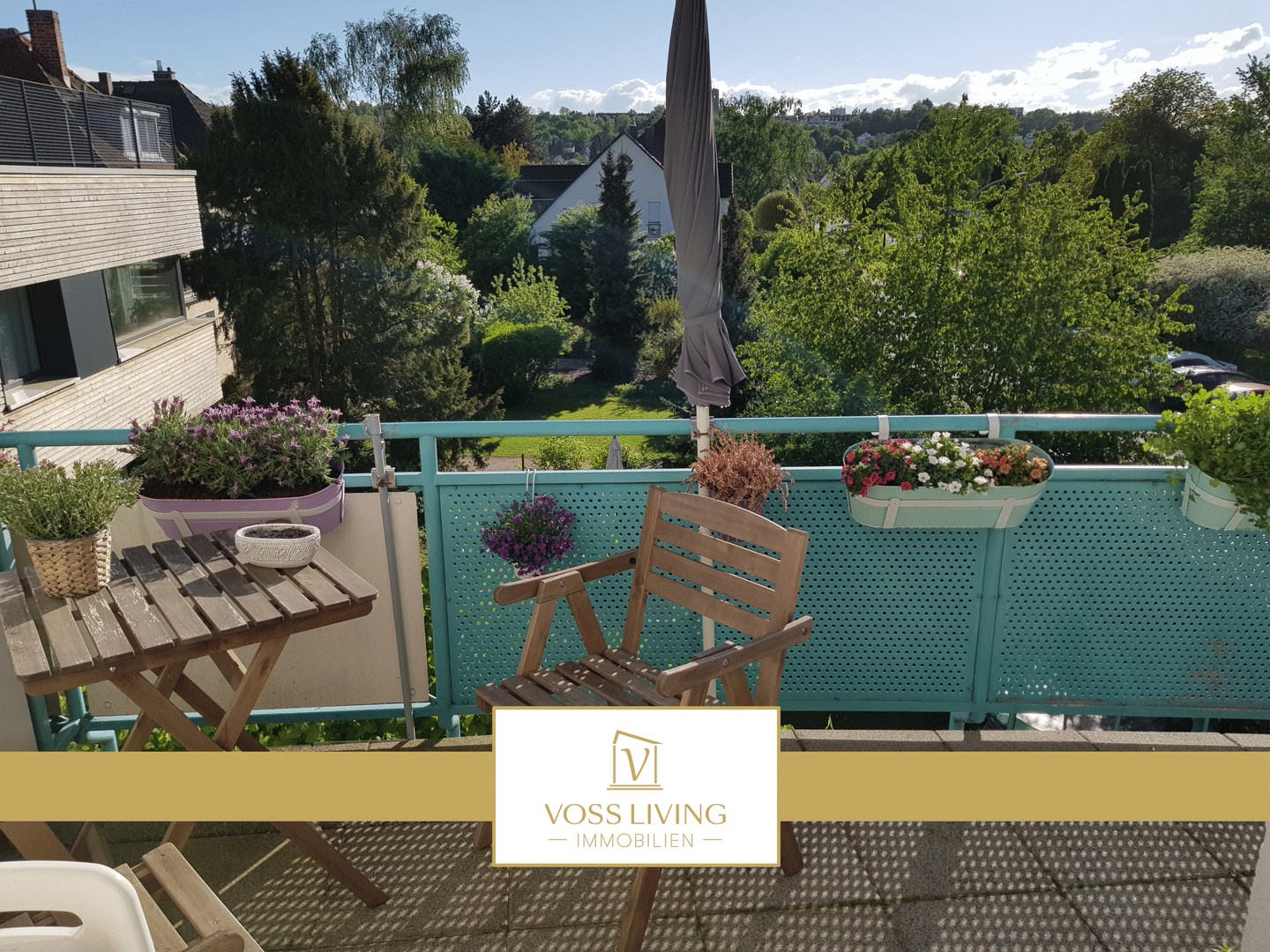 Provisionsfreie 2 Zimmer-Wohnung in bester Lage von Bad Vilbel mit Sonnenbalkon + Duplex-Stellplatz, 61118 Bad Vilbel