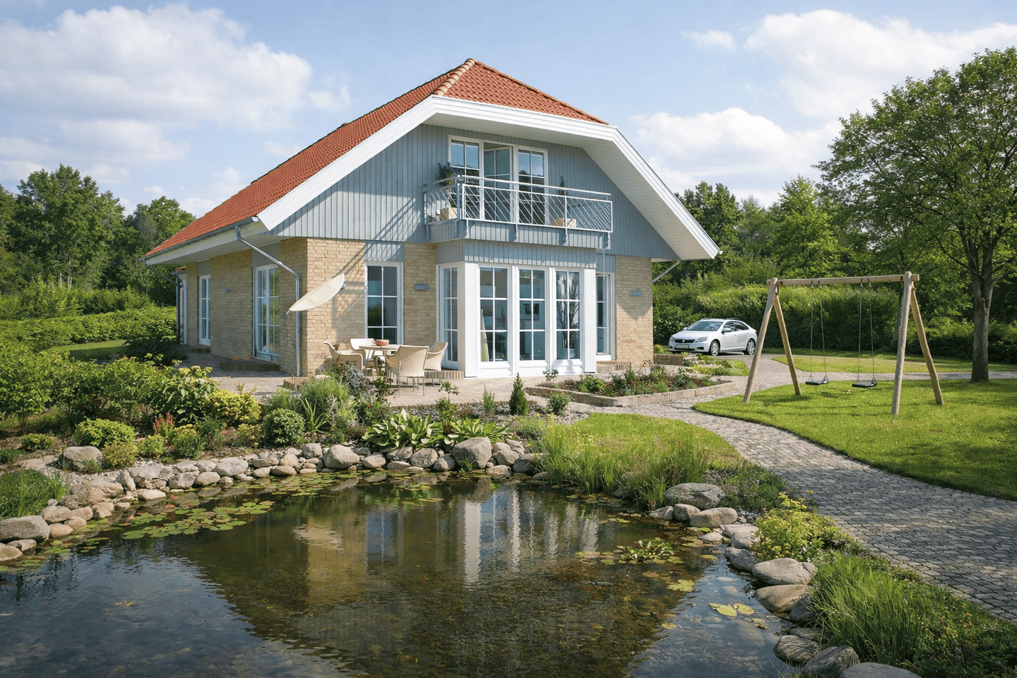 Technik fertig: Erstklassiges Neubau Projekt mit Danhaus., 34320 Söhrewald