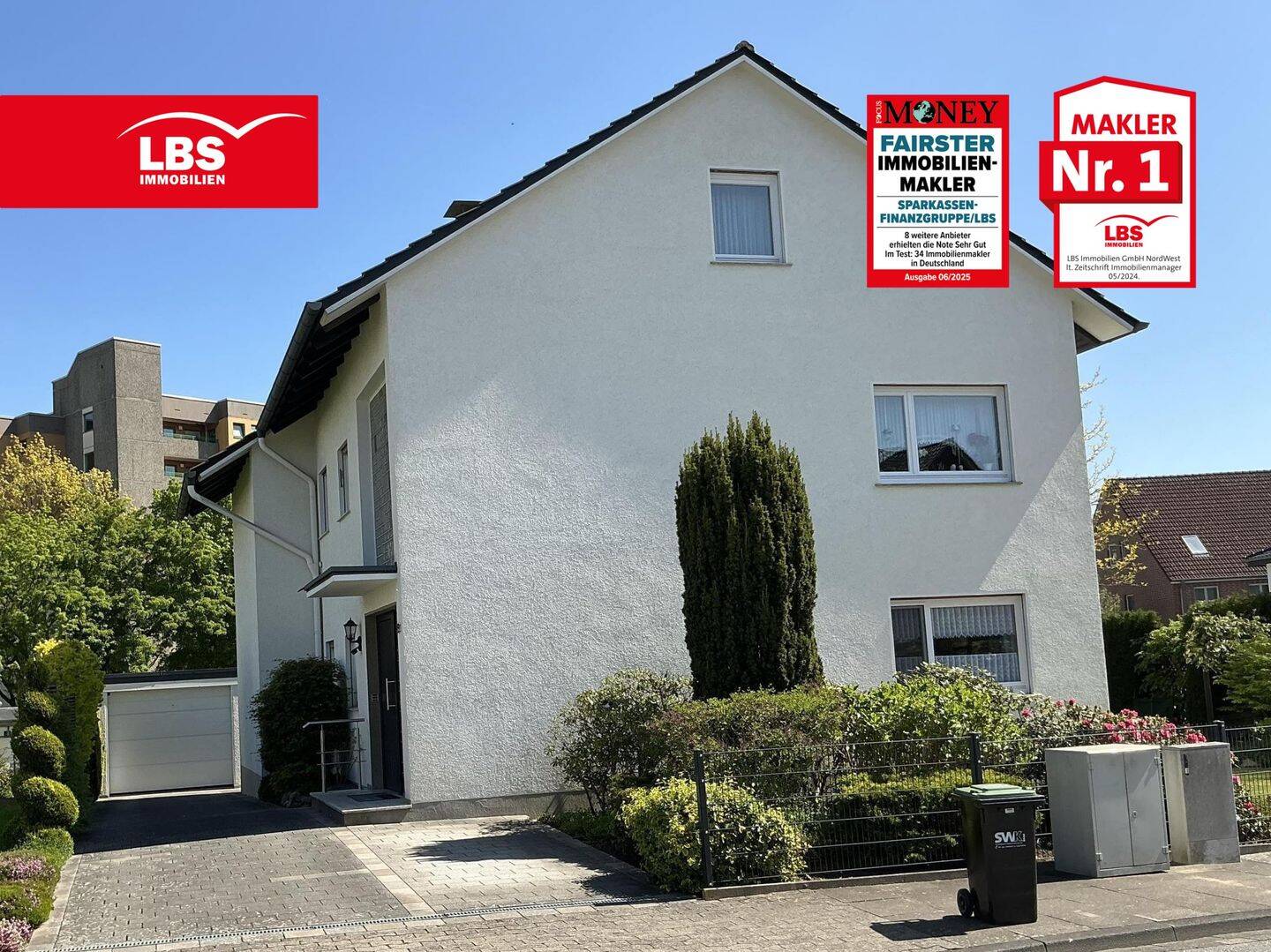 3 Familien unter einem Dach – DG frei, wohnen statt sanieren + 2 Garagen, 32051 Herford