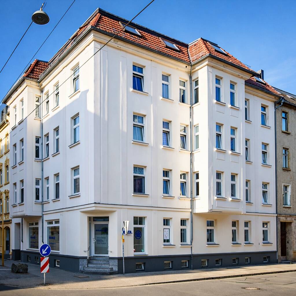 Wohn- und Geschäftshaus mit 10 modernen Wohneinheiten sowie eine Gewerbeeinheit in Top-Lage, 7548 Gera