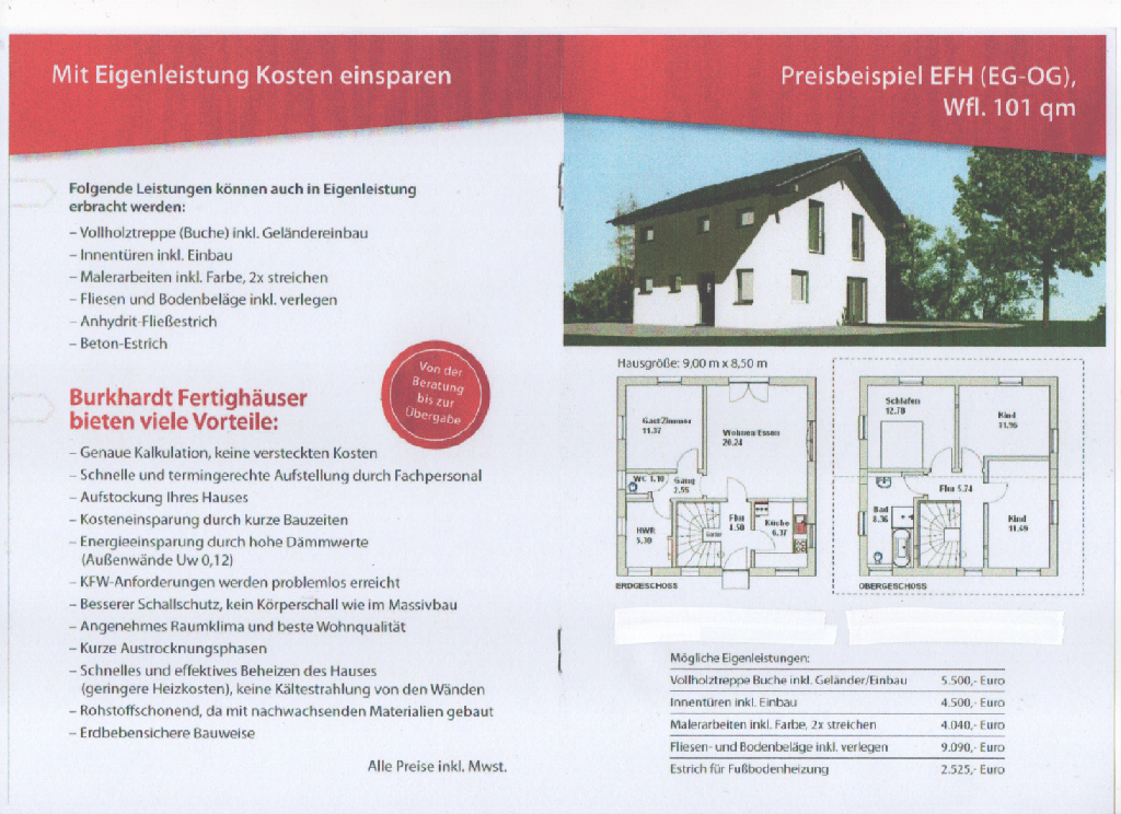 Günstiges Neubau-Einfamilienhaus in Engelsberg, 84549 Engelsberg