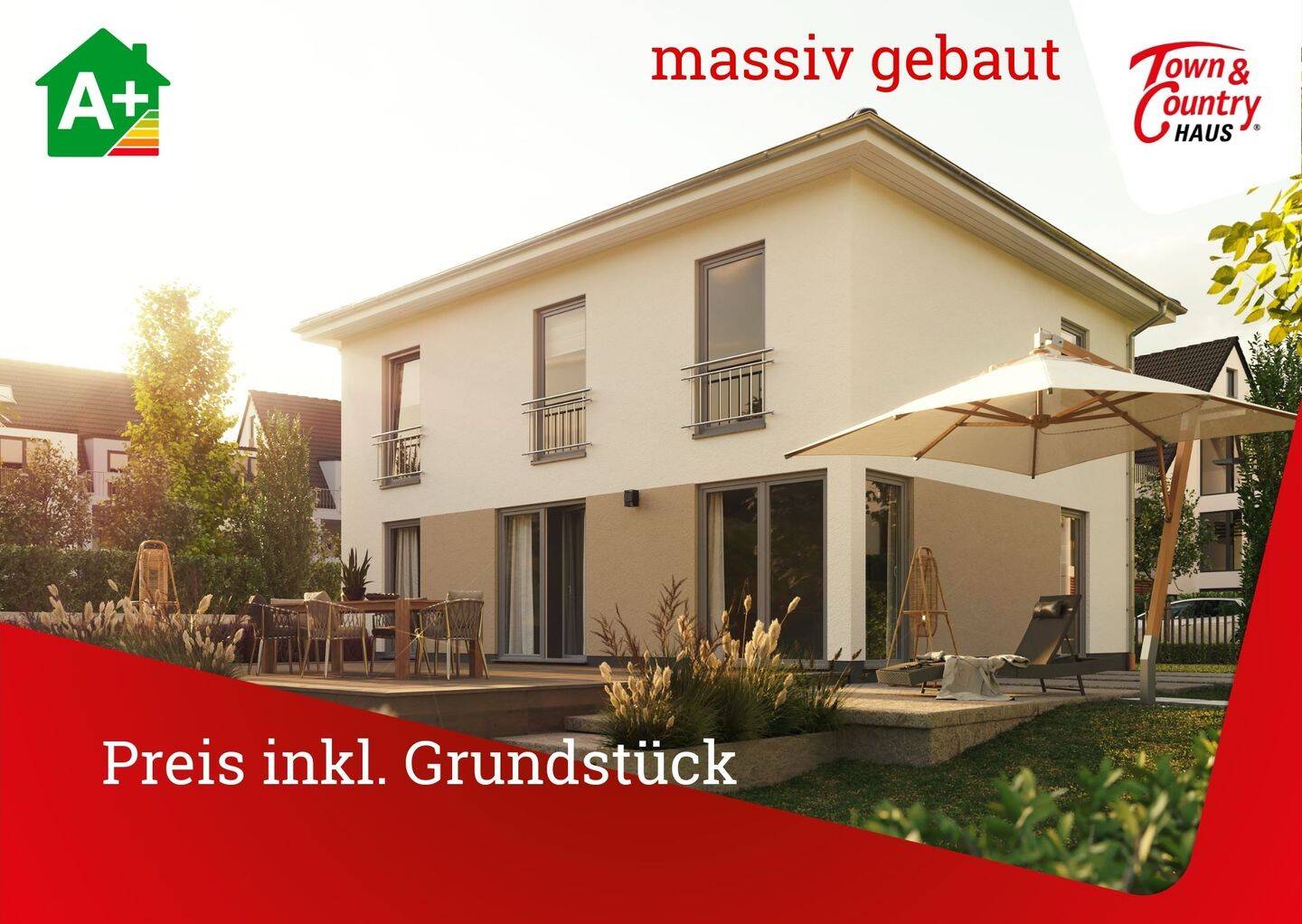 Flair 152 massiv gebaut, Preis inkl. Grundstück, 54450 Freudenburg