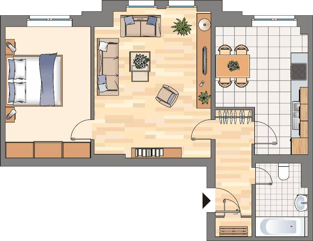 2-Zimmer-Wohnung in Herne Sodingen, 44627 Herne (Börnig Gysenberg Herne-Mitte Holthausen Sodingen)