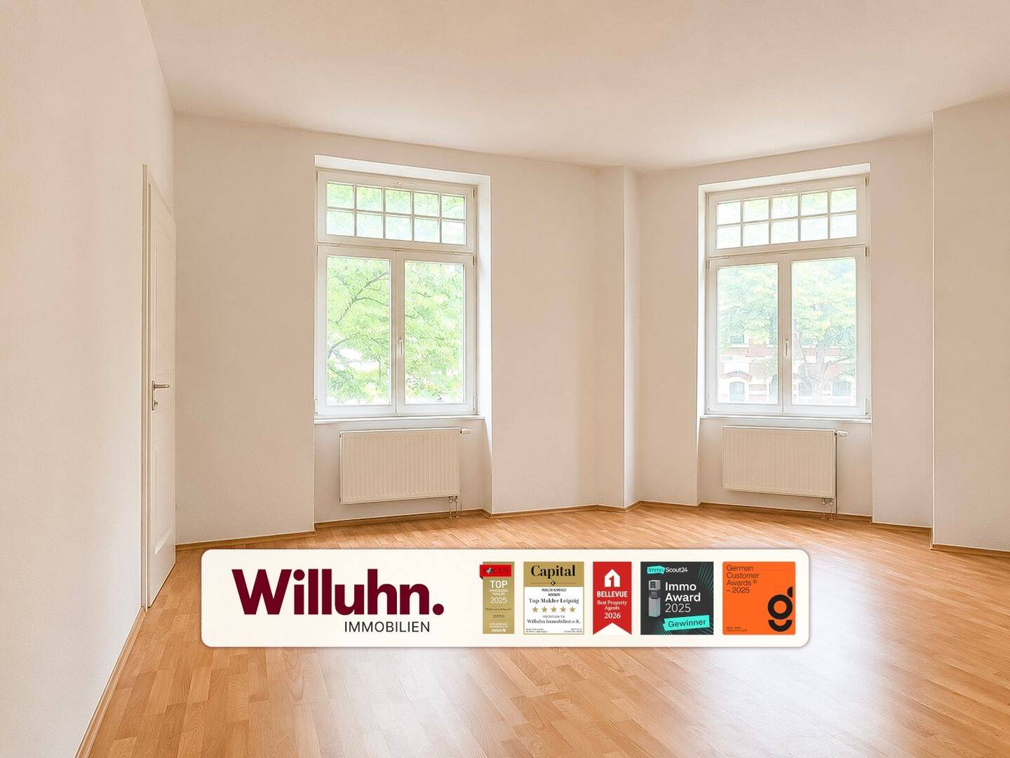 Helle Eigentumswohnung in Schleußig | neue Heizung (2023) | Aufzug | EBK | idyllischer Innenhof, 4229 Leipzig (Kleinzschocher Plagwitz Schleußig)