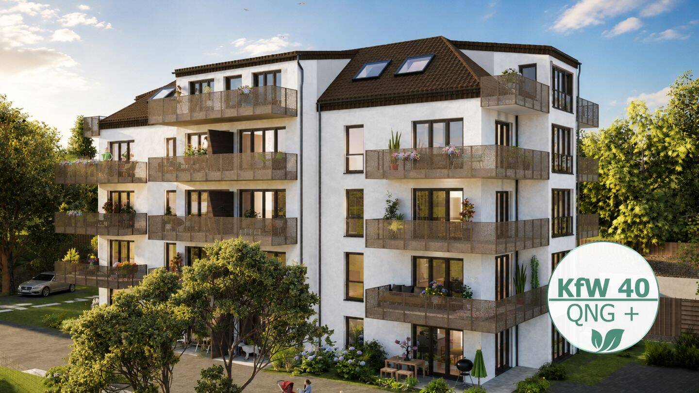 3-Zimmer Neubauwohnung – mit zwei Balkonen – weniger Verpflichtung, mehr Wohnqualität, 4416 Markkleeberg