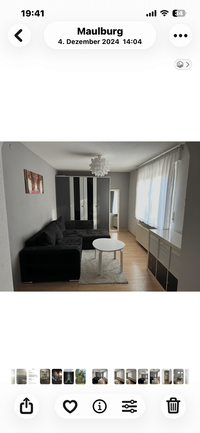 Schöne Einzimmerwohnung, 79689 Maulburg