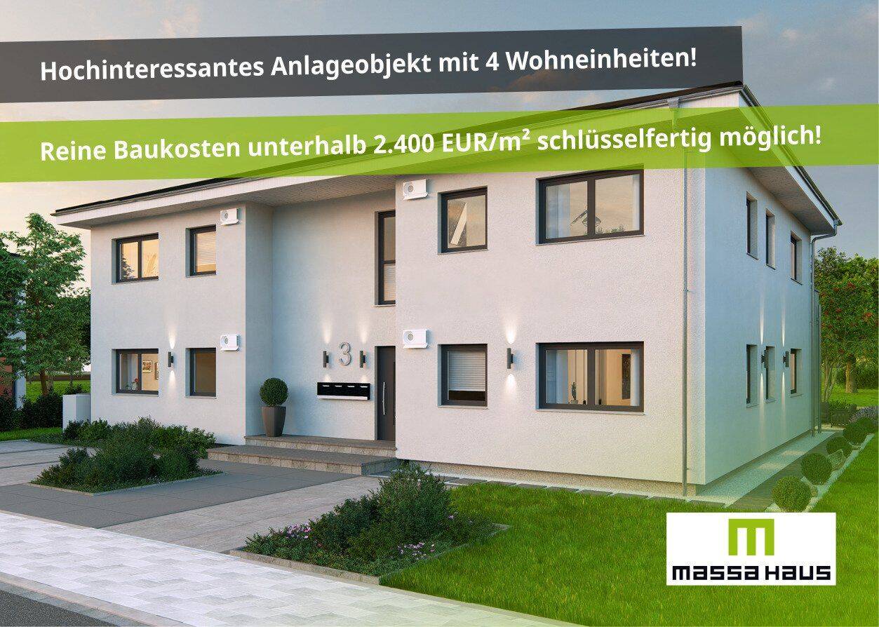 Hochinteressantes Anlageprojekt – Mehrparteienhaus 4 WE als Niedrigenergie-Neubau!, 63683 Ortenberg