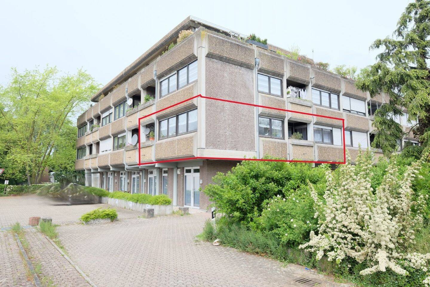 Helle 3-Zimmer-Eigentumswohnung mit 2 Balkonen und Aufzug im Gebäude, 47574 Goch
