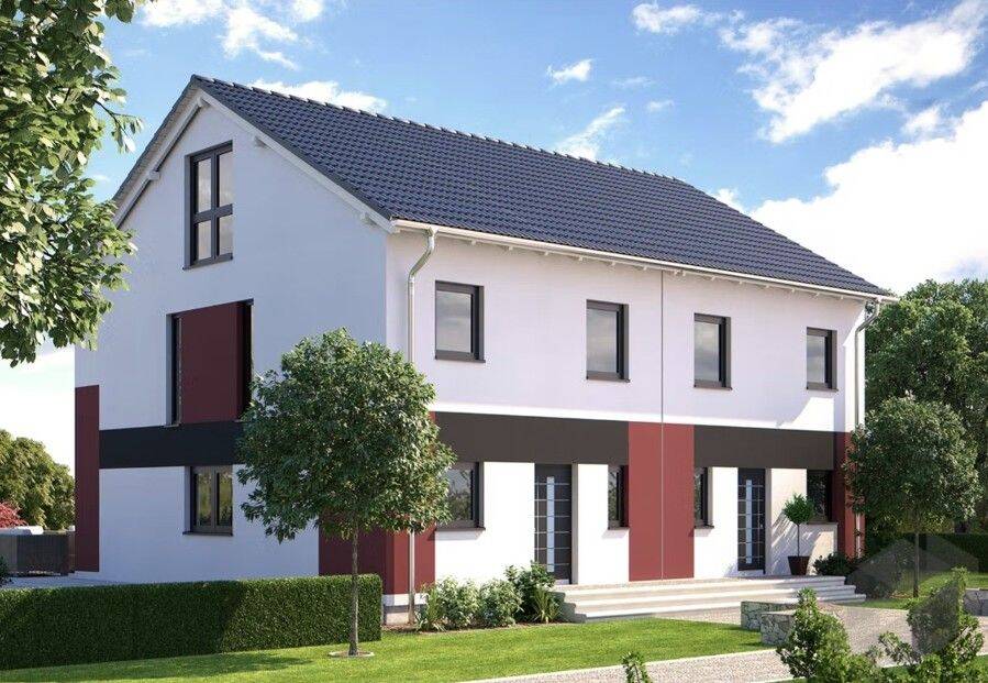 Neubauvorhaben Zwei Doppelhaushälften mit Garage/Carport auf sonnigem Grundstück in Neuhausen ob Eck, 78579 Neuhausen ob Eck