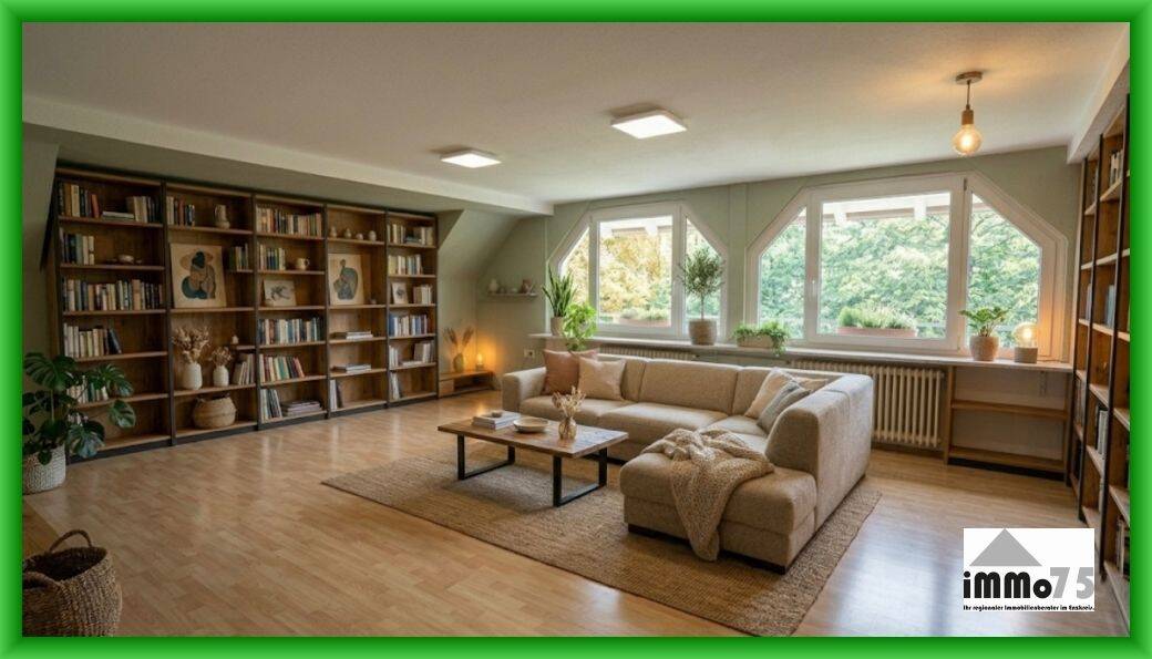 außergewöhnliche Dachgeschosswohnung mit großzügigem Raumangebot und Extraräumen, 75328 Schömberg