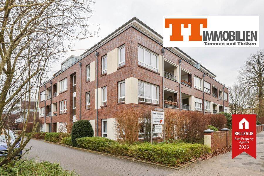 Sehr gemütliche und helle 2-Zimmer-Wohnung mit Ostbalkon im “Seniorendomizil Jadeblick”!, 26382 Wilhelmshaven (Bant Heppens Innenhafen Innenstadt Siebethsburg)