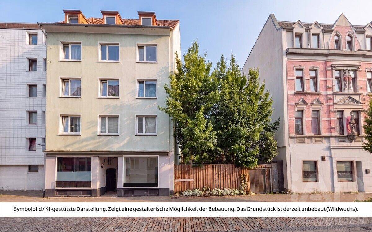 Projektentwickler aufgepasst: Baugrundstück für bis zu 4 Vollgeschosse in Lehe!, 27568 Bremerhaven (Lehe Mitte Überseehafen)