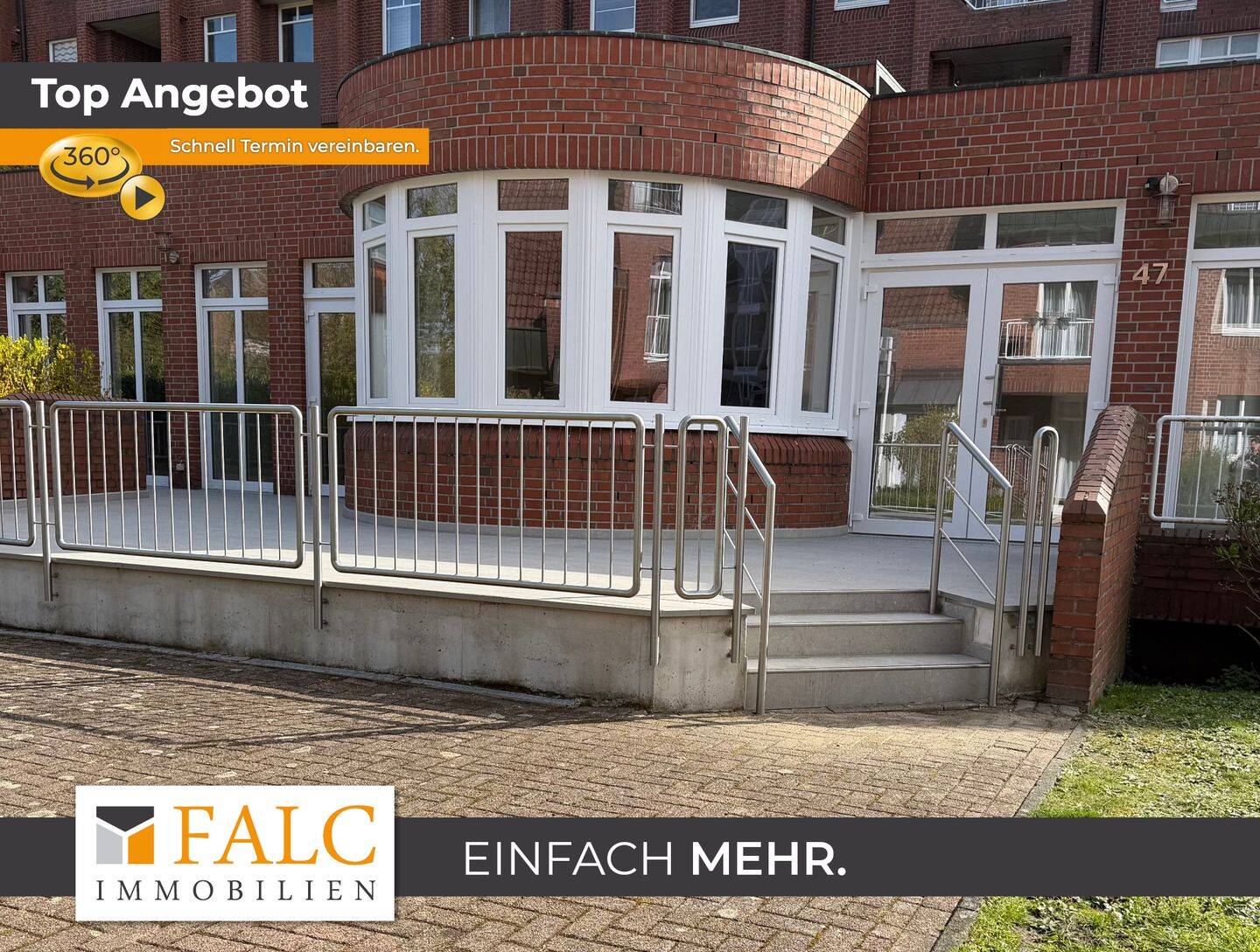 Exklusives Wohnen auf einer Ebene – 6 Zimmer, ca. 220 m², Balkon & TG-Stellplatz möglich, 46282 Dorsten