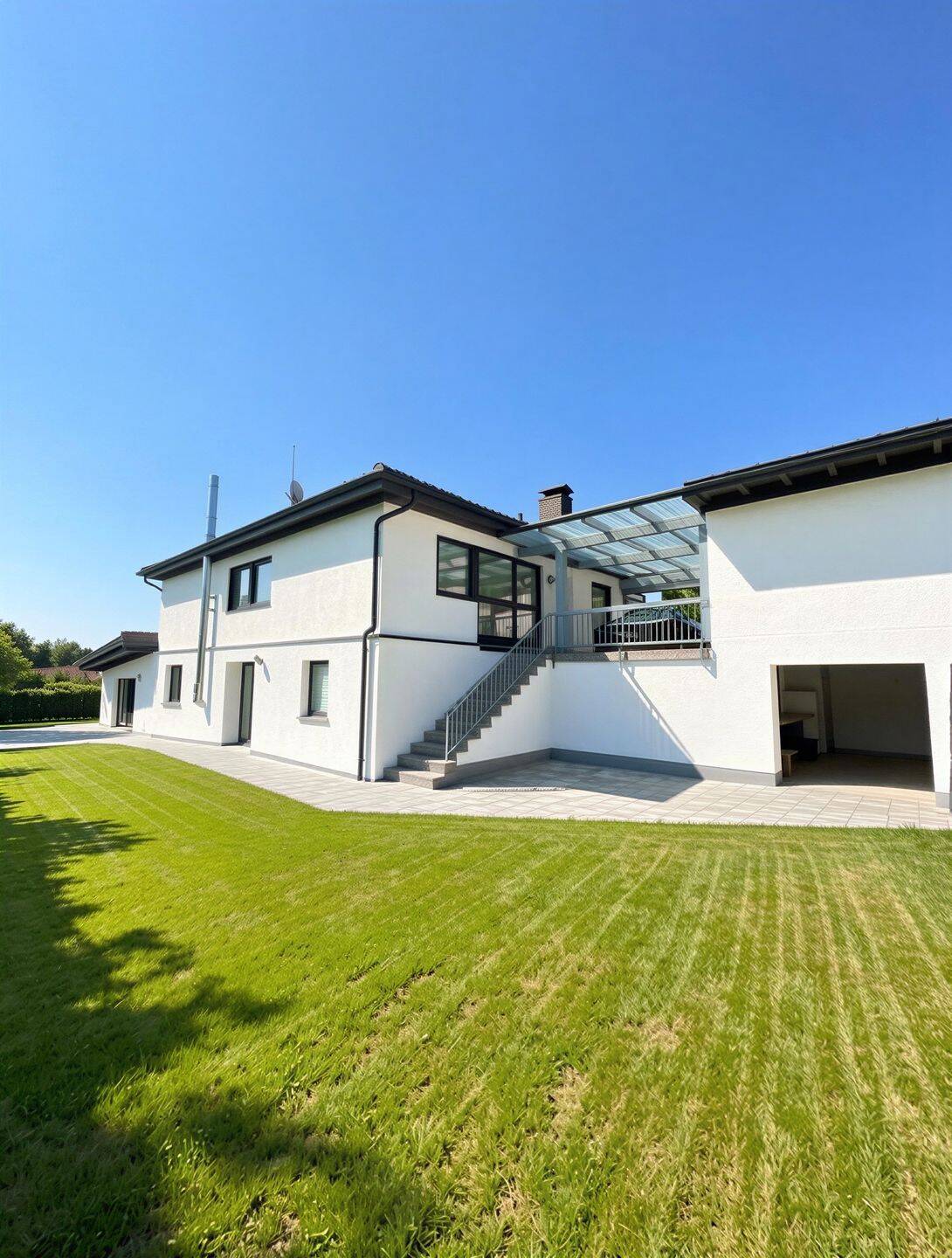 Traumhaftes Einfamilienhaus mit 2 Wohnungen, Terrassen & Gartenparadies für Generationen!, 94575 Windorf