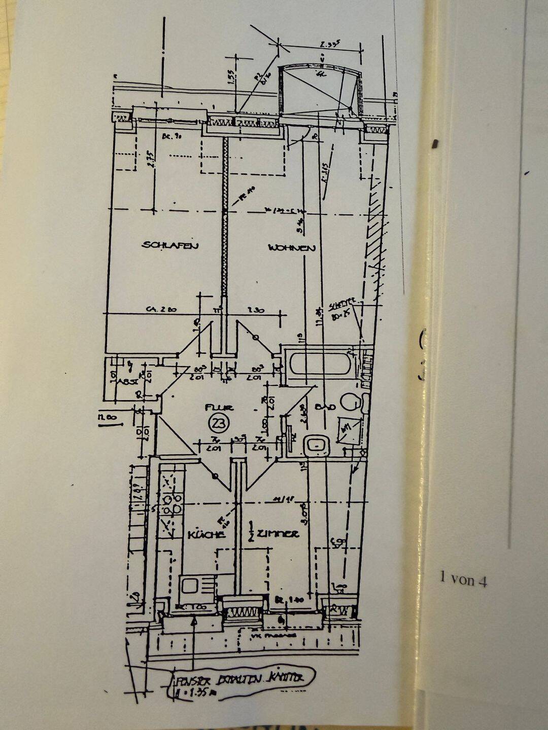 DG 2 1/2 Zi Chrysanderstr. 27 zum 01.10., 21029 Hamburg (Bergedorf Altengamme Curslack)