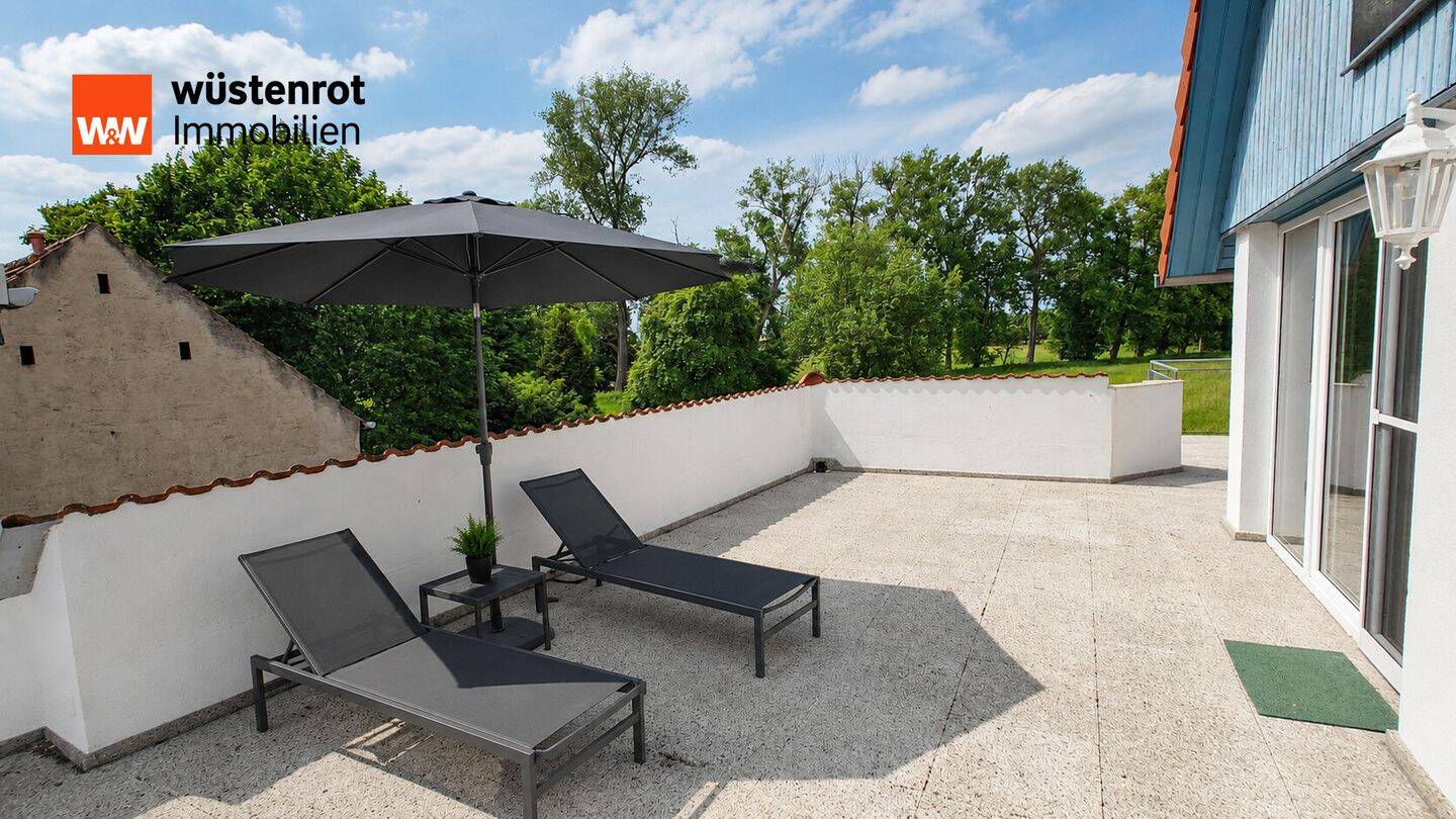 individuelle Maisonettewohnung mit XXL-Terrasse und Garten – Wohnen wir im eigenen Haus, 1561 Lampertswalde
