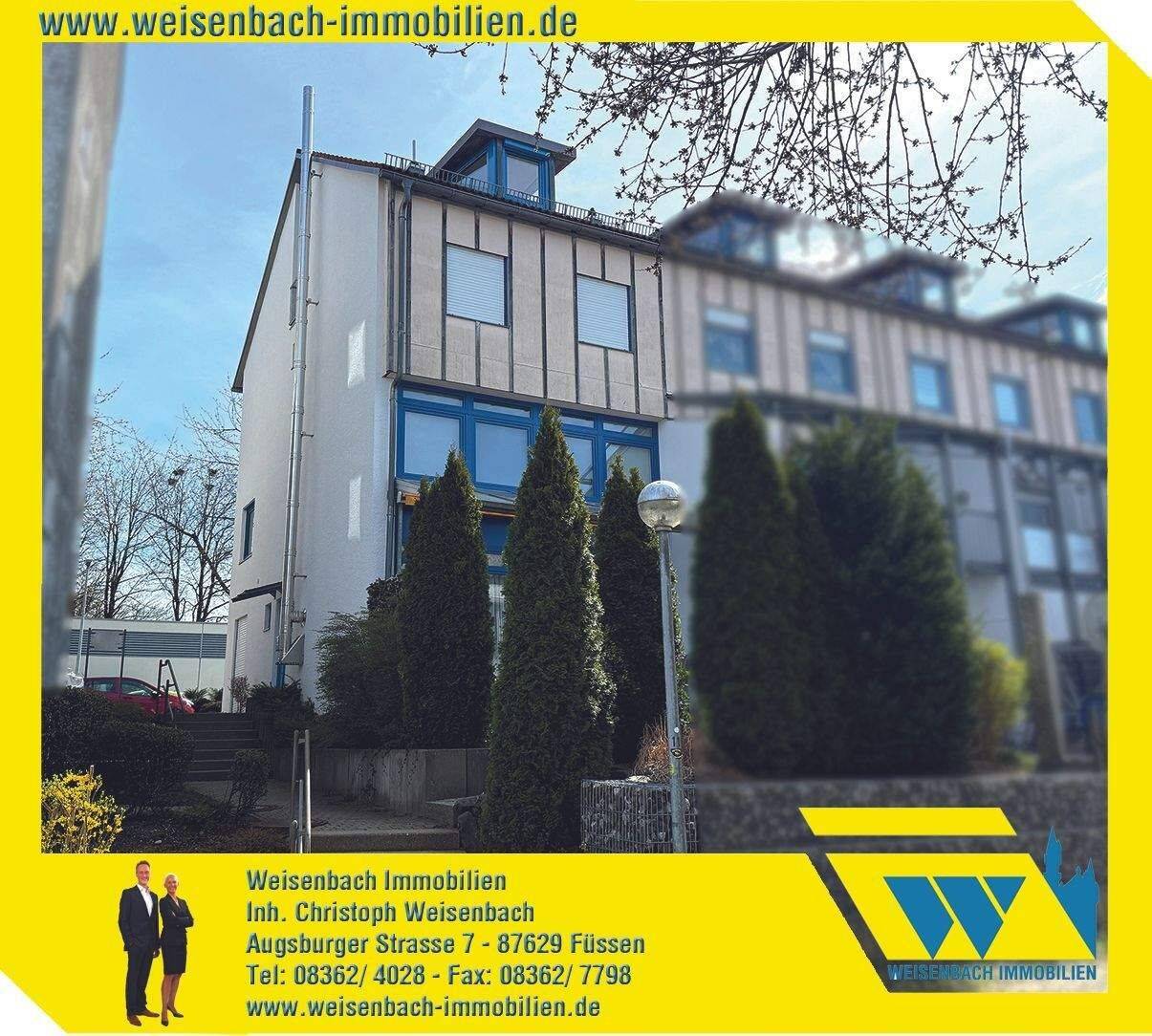 Hausgefühl auf vier Etagen – Stilvolle Maisonette-Wohnung mit Galerie, Kaminofen und Sonnenterrasse in Kempten-St. Mang, 87437 Kempten (Allgäu)