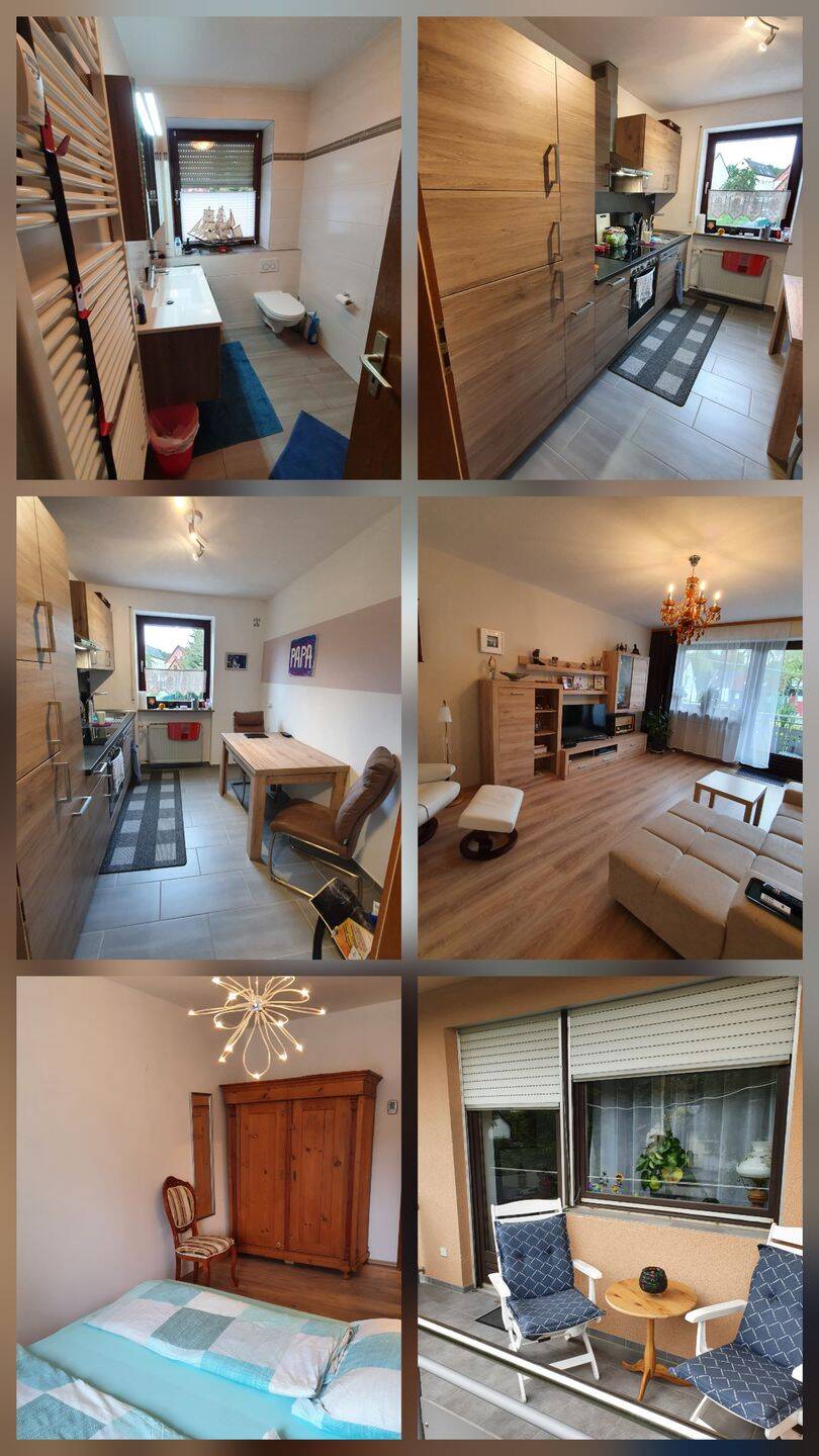 51 qm Wohnung mit Balkon in 92660 Neustadt ab 10/26 zu vermieten, 92660 Neustadt a.d. Waldnaab