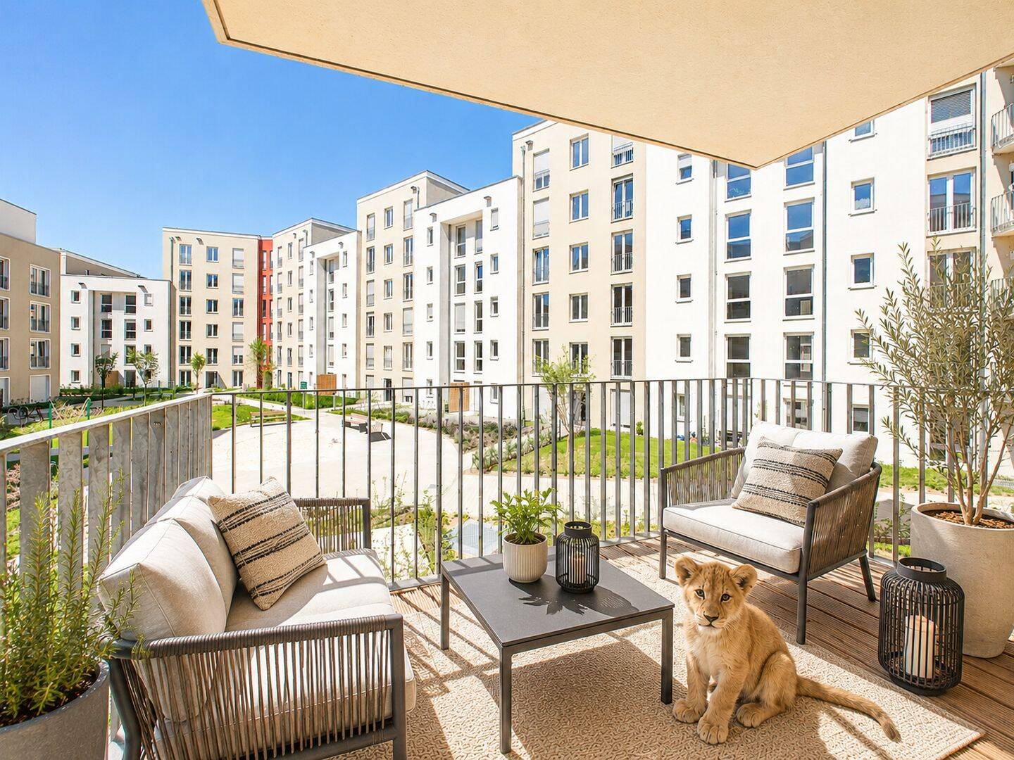 Erstbezug in den Herzoghöfen: Modernes Apartment mit Balkon & Einbauküche, 64285 Darmstadt (Darmstadt)