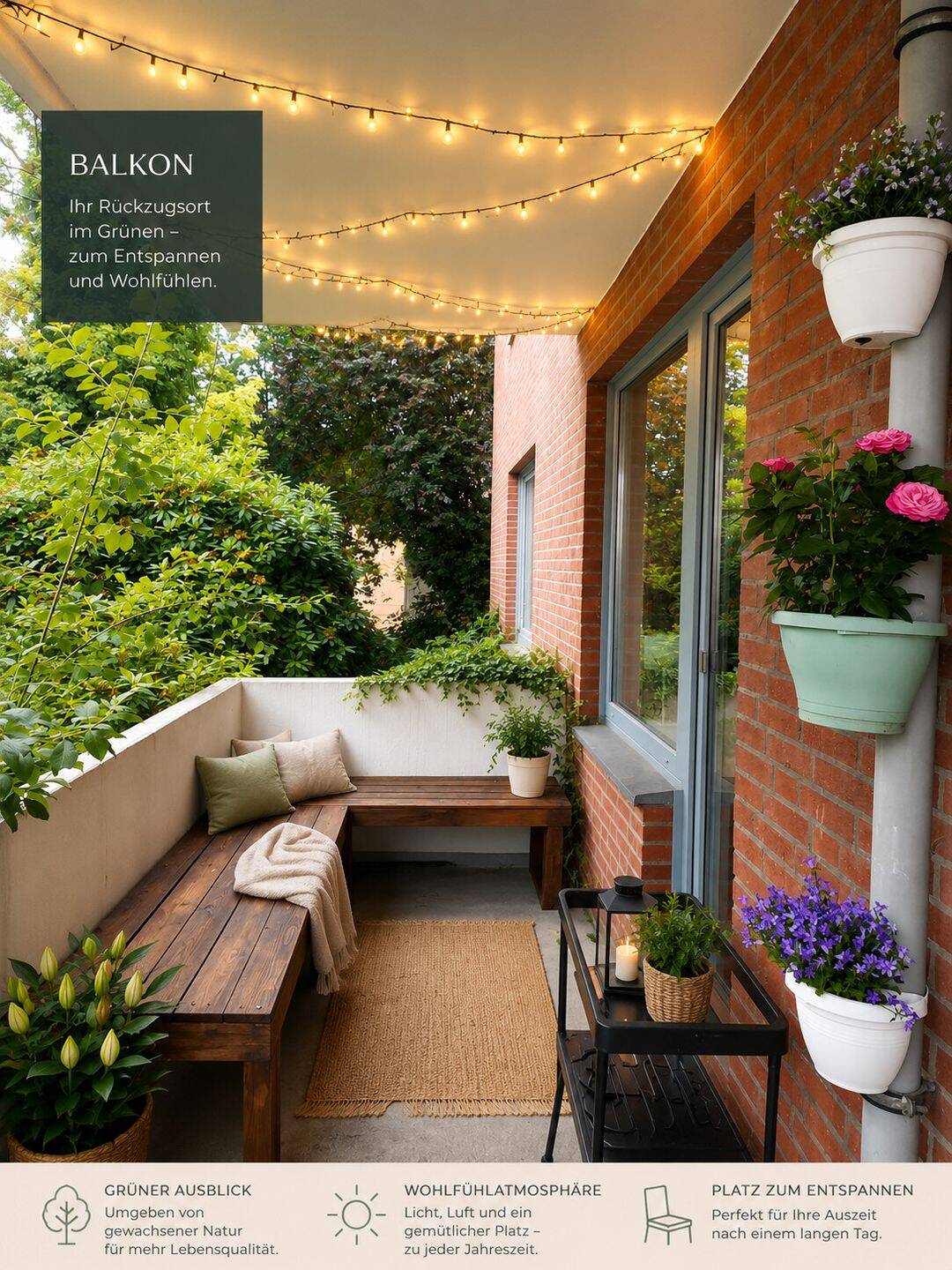 2 ZKB mit Balkon in Hochparterre im Zentrum von Oldenburg, 26121 Oldenburg (Oldb) (Bürgerfelde Innenstadt Wechloy)
