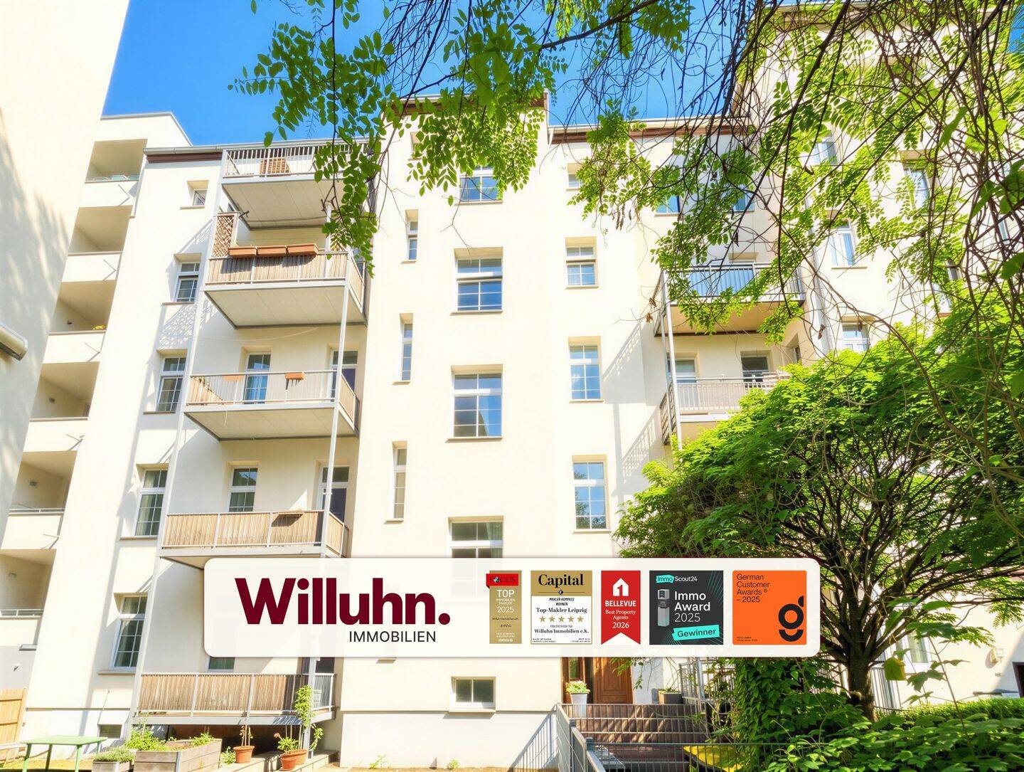 Zentrumsnah, Tageslichtbad und Gäste-WC, Balkon, Fernwärme, 4107 Leipzig (Zentrum Zentrum-Süd)