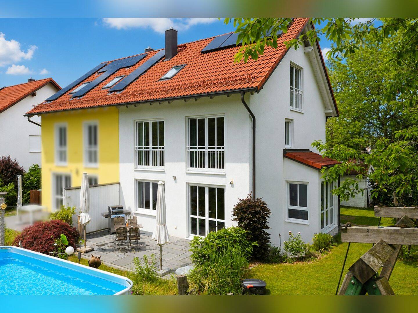 Moderne DHH Bj.2007 mit großem Garten, Holzpelletheizung, Solarthermie, Kamin und toller Ausstattung, 85604 Zorneding