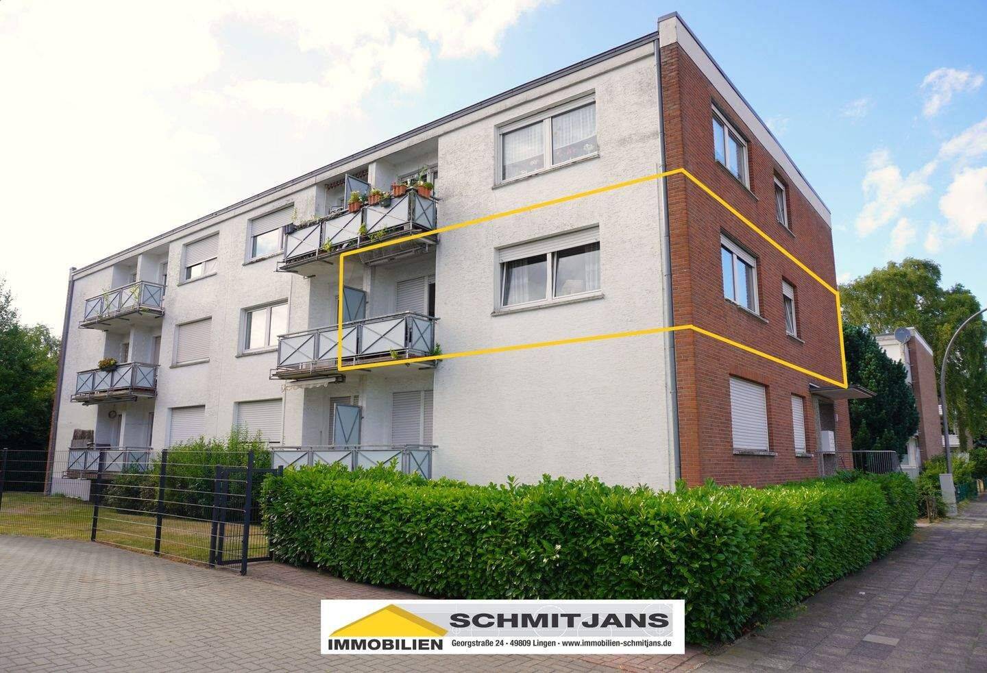 Attraktive 2-Zimmer-Eigentumswohnung in zentraler Lage in Laxten, 49809 Lingen (Ems)