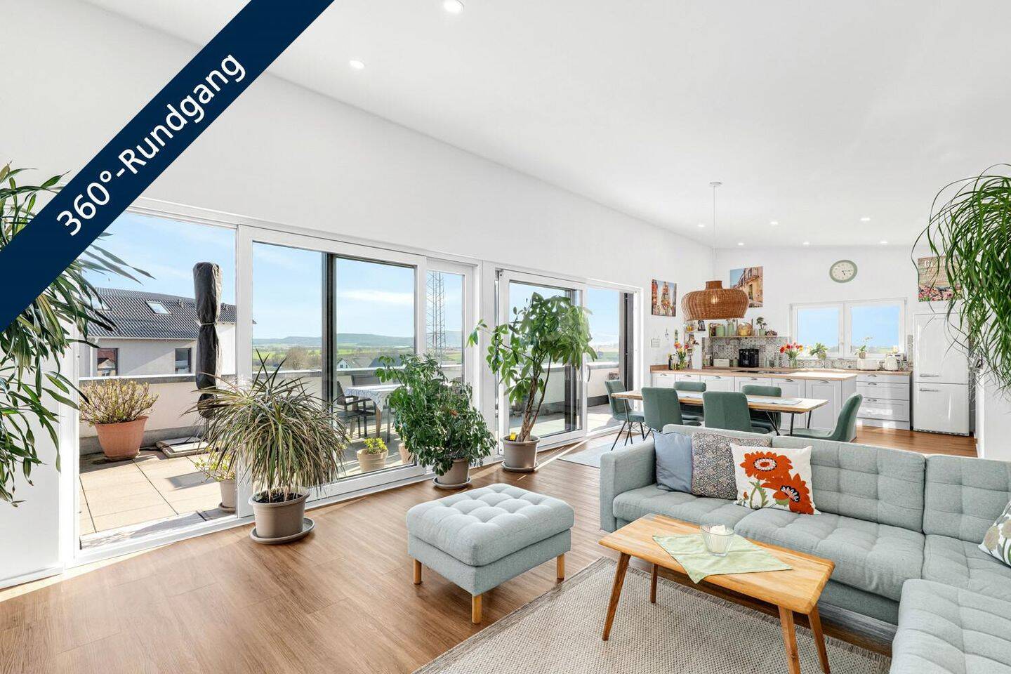 Exklusives Penthouse mit Dachterrasse und hochwertiger Ausstattung in KfW-55-Bauweise, 74635 Kupferzell