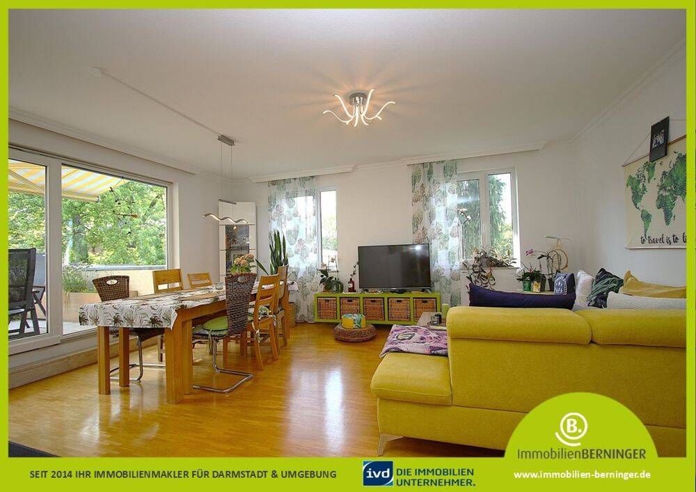 HIGHLIGHT Wohnung an der Rosenhöhe mit privater XL- Terrasse, Balkon und Tiefgaragenstellplatz, 64287 Darmstadt (Darmstadt)