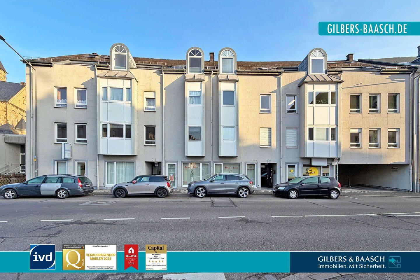 Komfortables City-Apartment mit Aufzug und zwei Tiefgaragenplätzen, 54290 Trier (Innenstadt Trier-Süd)