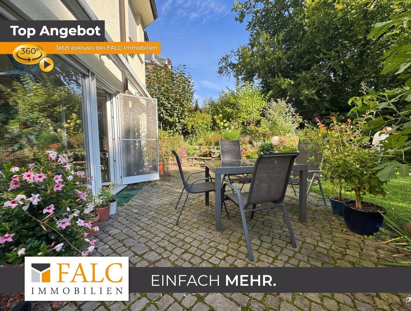 Gartenwohnung mit Hauscharakter – Terrasse, großer Garten & Kamin in naturnaher Lage, 45239 Essen (Bredeney Fischlaken Heidhausen Schuir Werden)
