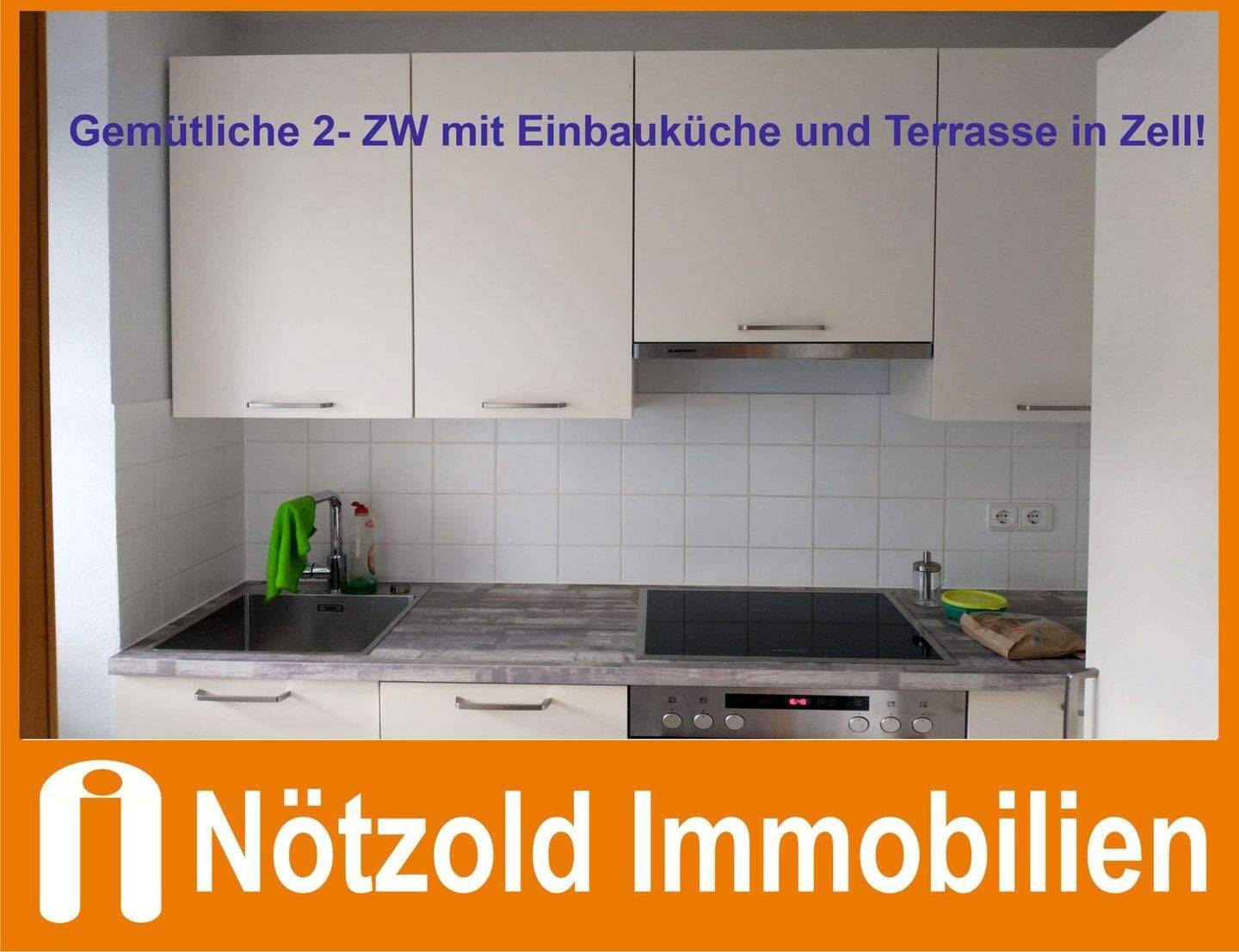 +++ Nette 2-ZW mit Einbauküche, Terrasse und Gartenanteil in Zell! Nur für Einzelperson!+++, 97299 Zell a. Main