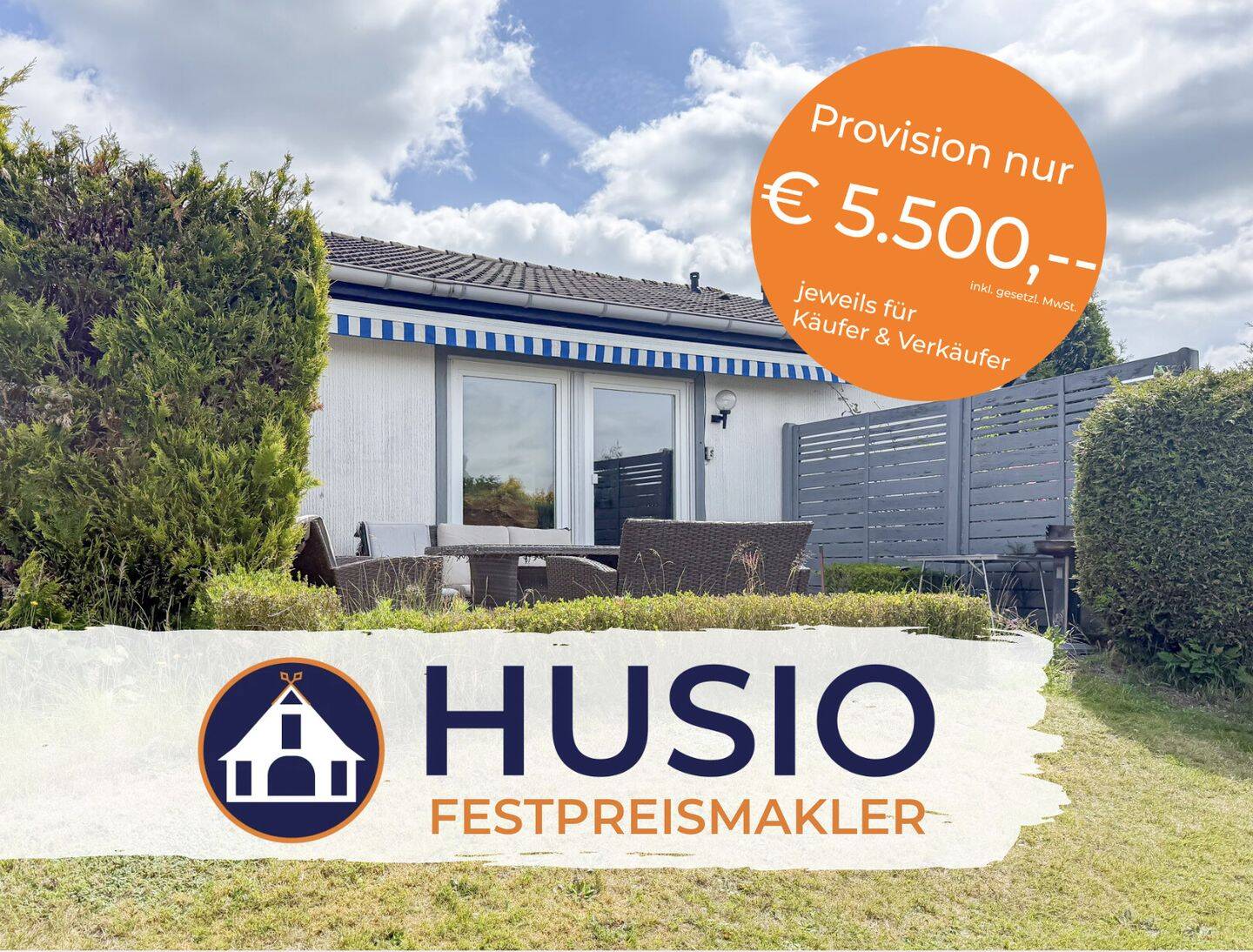 Gepflegter Bungalow auf großem Grundstück und Vollkeller in Kisdorf, 24629 Kisdorf