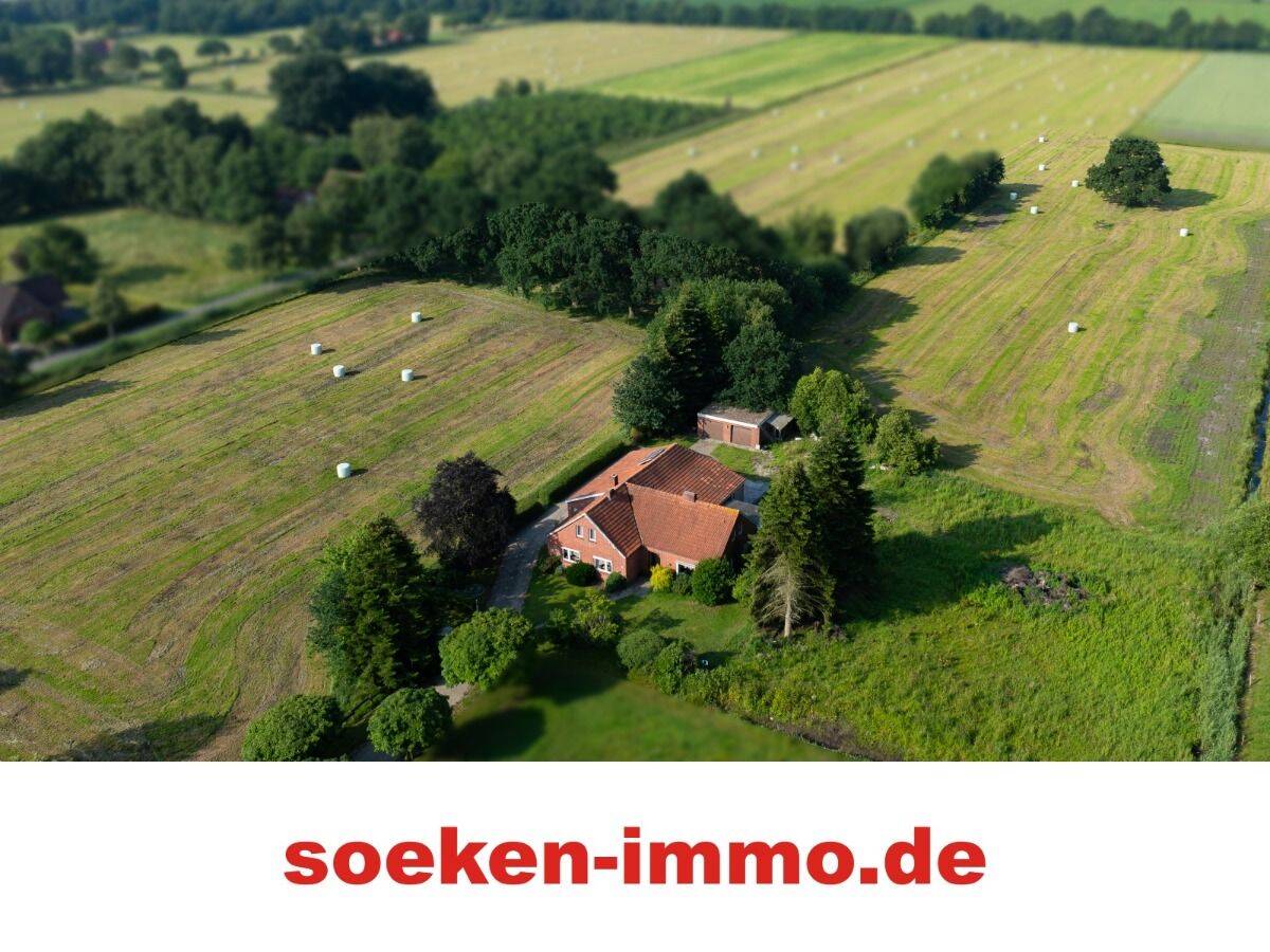 Landhaus mit Potenzial auf über 2,1 Hektar Grundstück inkl. Grünland *SB2604*, 26802 Moormerland