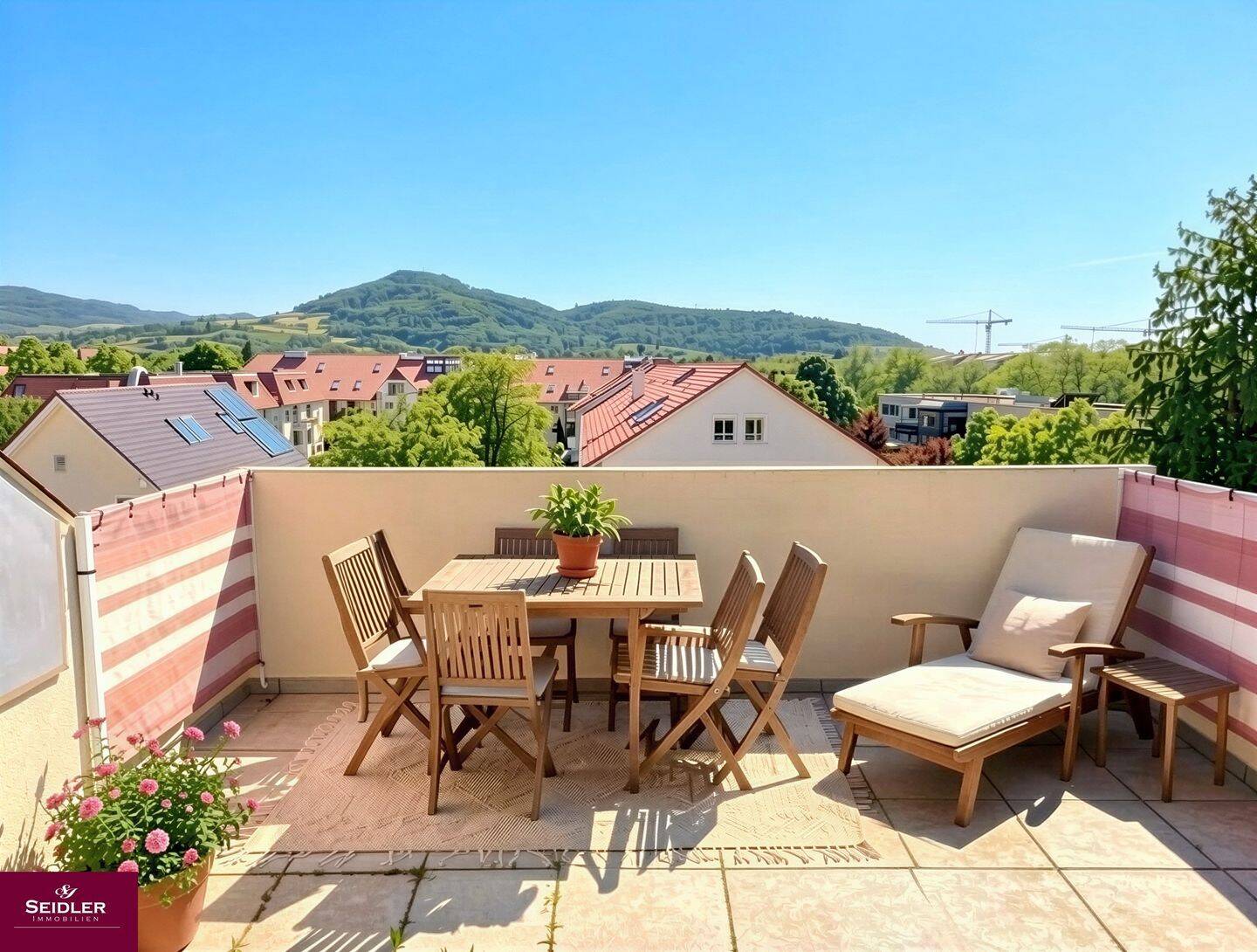 Großartiges Panorama ohne den Berg zu erklimmen., 79115 Freiburg im Breisgau