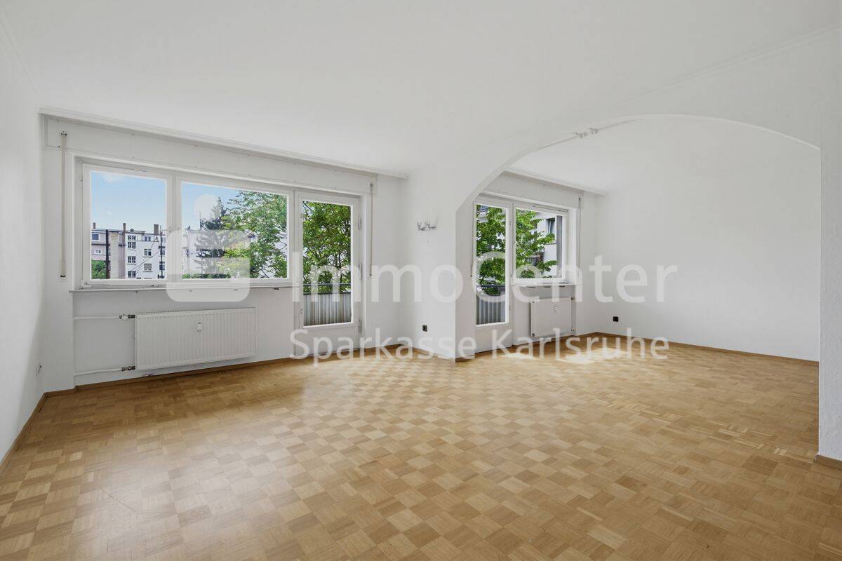 Sofort bezugsfrei! Interessante 2-3-Zimmer-Eigentumswohnung in bester Lage der Südweststadt, 76137 Karlsruhe