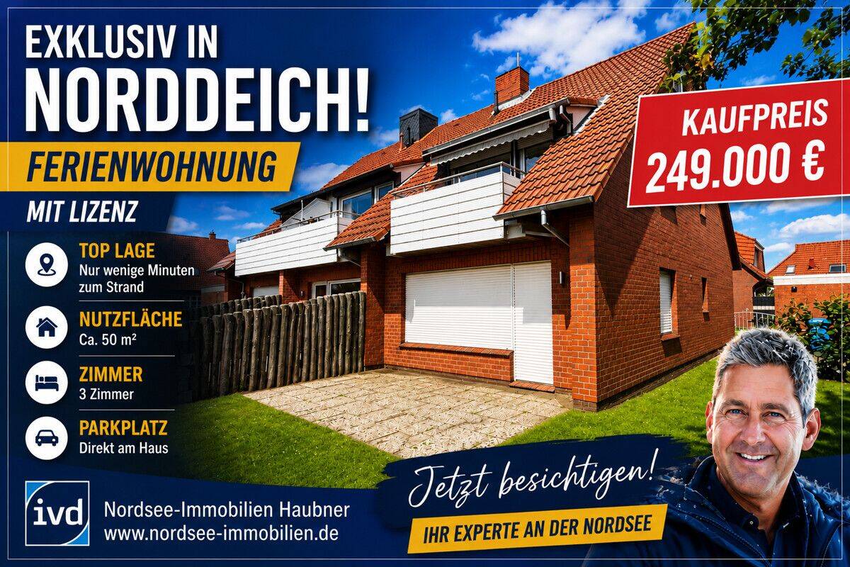Norddeich – Ferienwohnung mit Lizenz, 26506 Norden