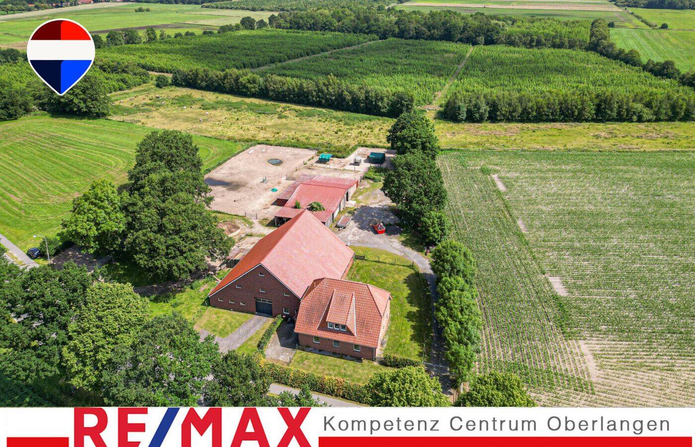 !! Pferdeliebhaber aufgepasst !! Weitläufiger Resthof mit Zweifamilienhaus in absoluter Naturlage, 26899 Rhede (Ems)