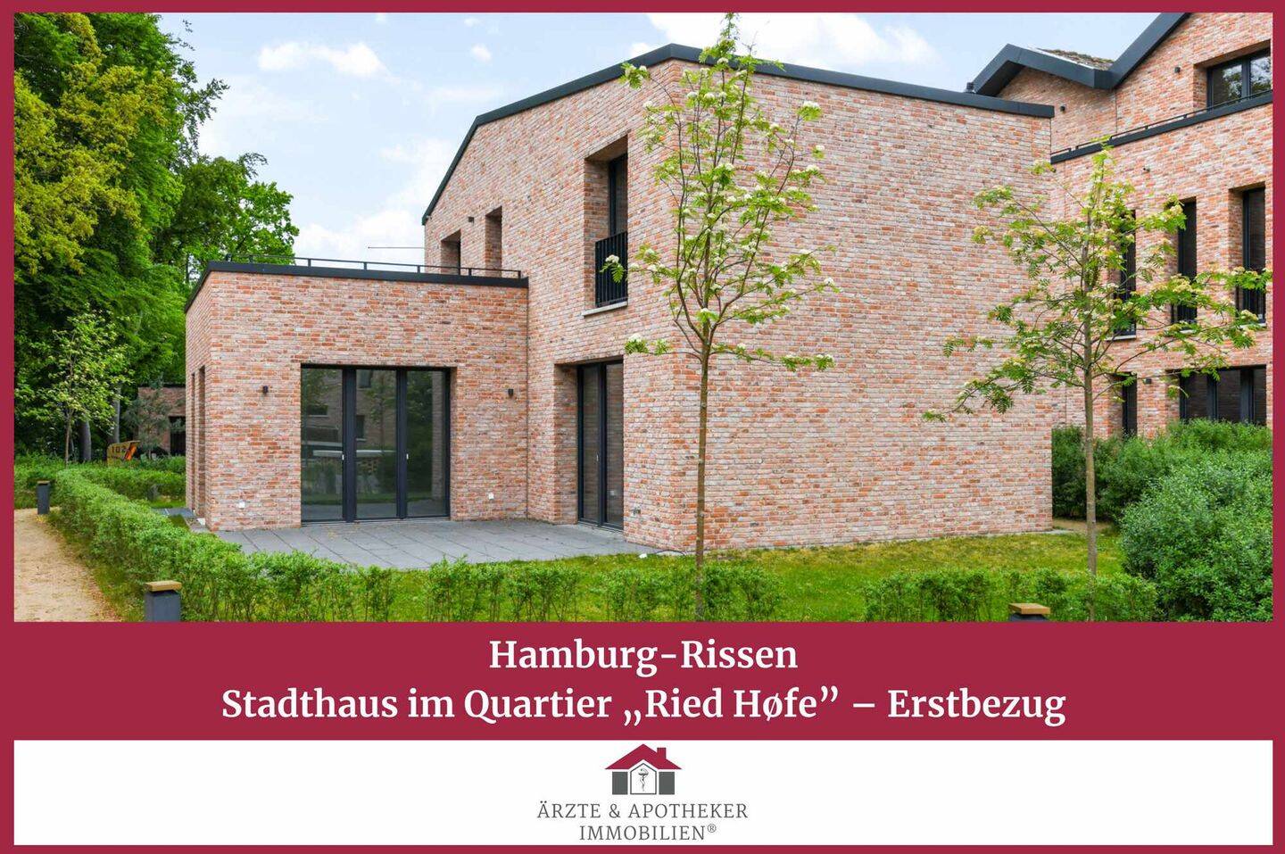 Hamburg-Rissen – Stadthaus im Quartier „Ried Høfe“ – Erstbezug