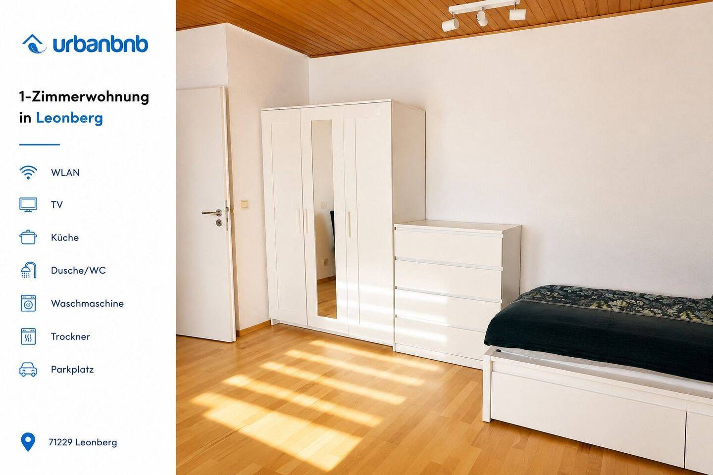 Möblierte Wohnung Leonberg – Wohnen auf Zeit ab 1 Monat, 71229 Leonberg