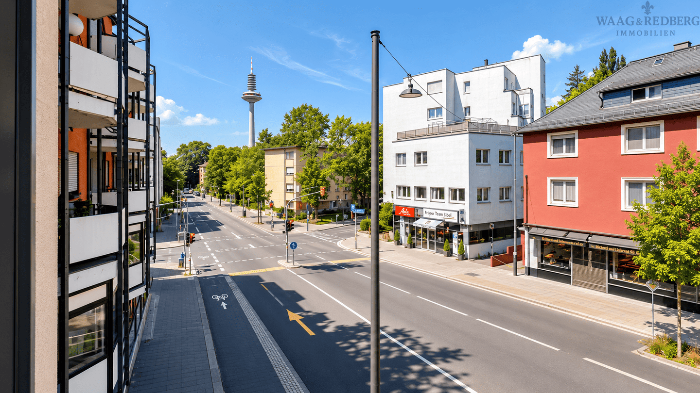 Exklusiv modernisiert: Helle 3-Zimmer-Wohnung mit Wintergarten, zwei Bädern und Tiefgarage, 60320 Frankfurt am Main