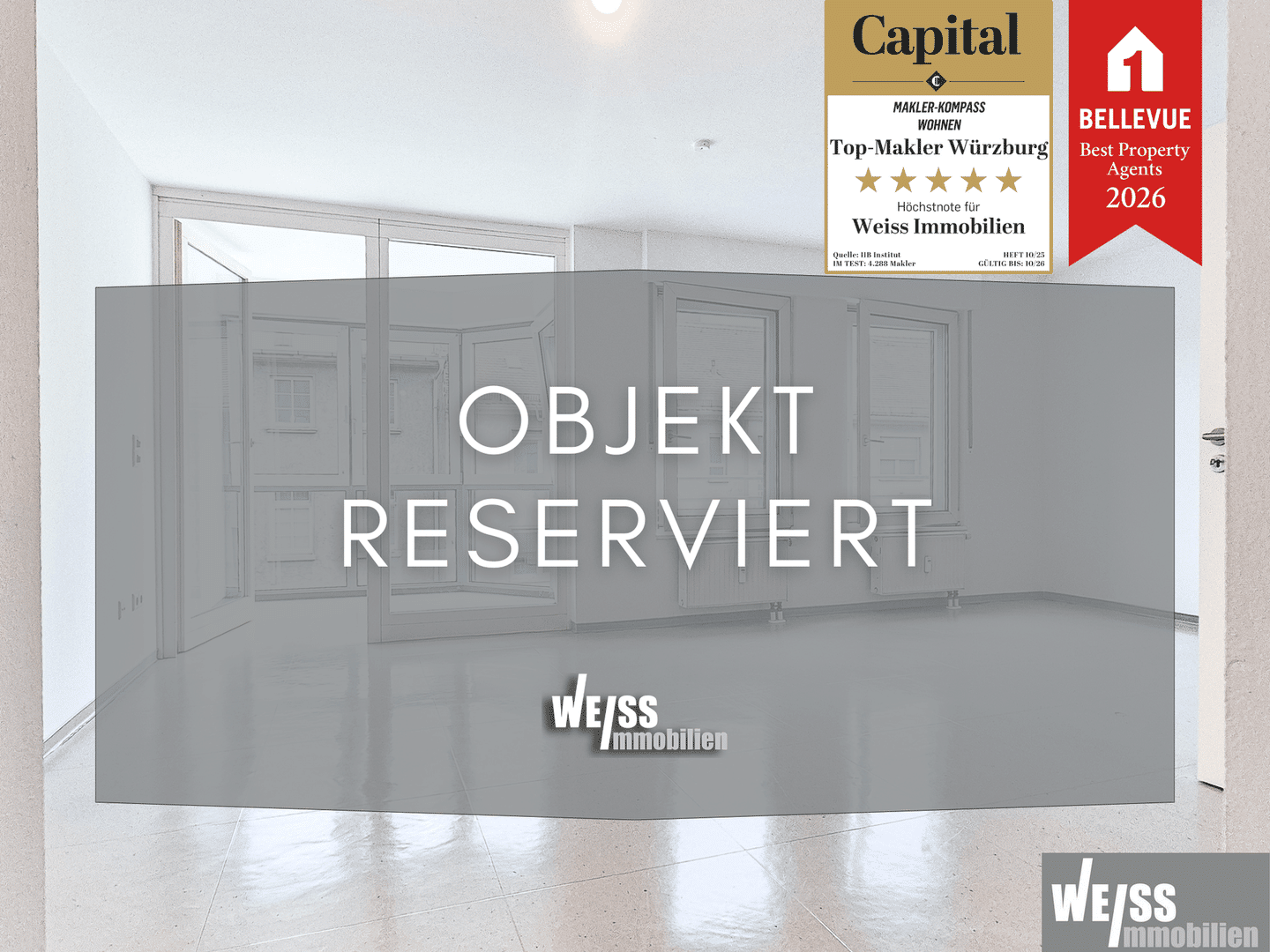 Leerstehende 1-Zimmer Wohnung mit großem Potenzial, 97080 Würzburg (Altstadt Dürrbachau Grombühl Oberdürrbach Unterdürrbach)