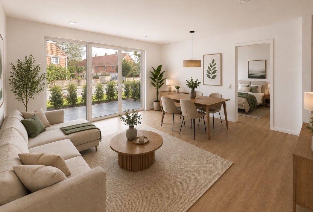 Neubau-Erdgeschosswohnung mit Terrasse und stilvollem Wohnkomfort., 38226 Salzgitter (Lebenstedt)