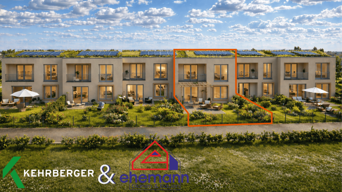 Aus der Reihe gedacht – Neubau-Reihenhaus mit sonniger Südausrichtung in Sachsen bei Ansbach, 91623 Sachsen b. Ansbach