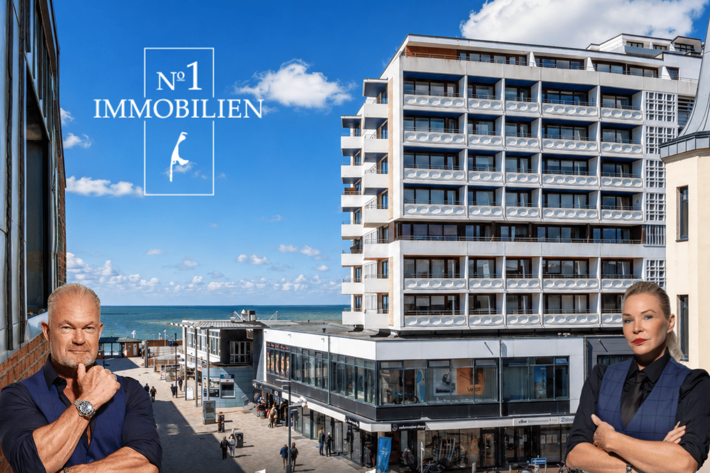 Kl. Meerblick, moderne 2 Zimmer Ferienwohnung m. Garage u. Keller, 25980 Sylt