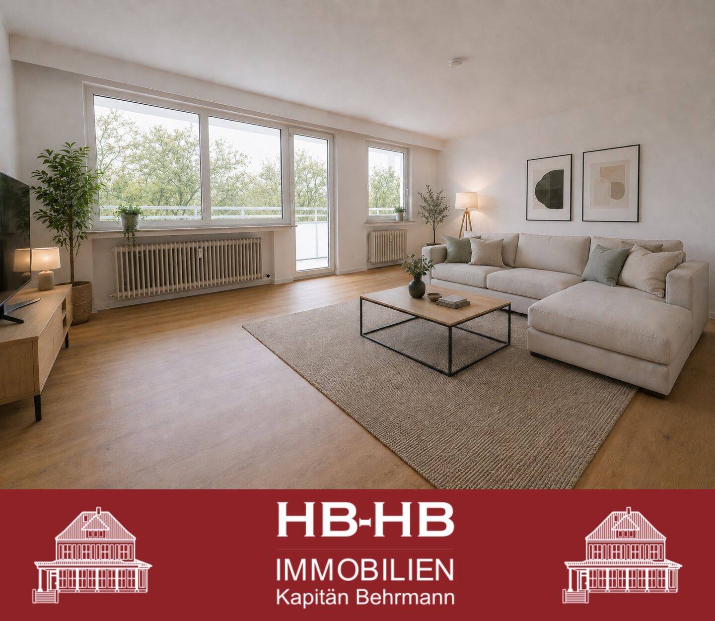 Wohnen in Bestlage – Stilvolle 4-Zimmer-Wohnung in Schwachhausen mit Fahrstuhl – 28213 Bremen – Bild 1 von 4