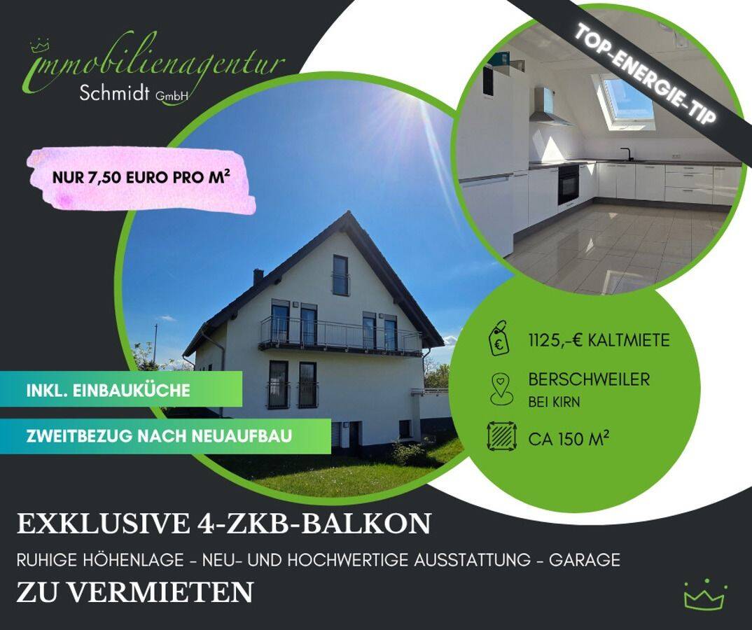 ***Aussergewöhnliche 4ZKB Balkon, ruhige Lage uvm.!***, 55758 Allenbach