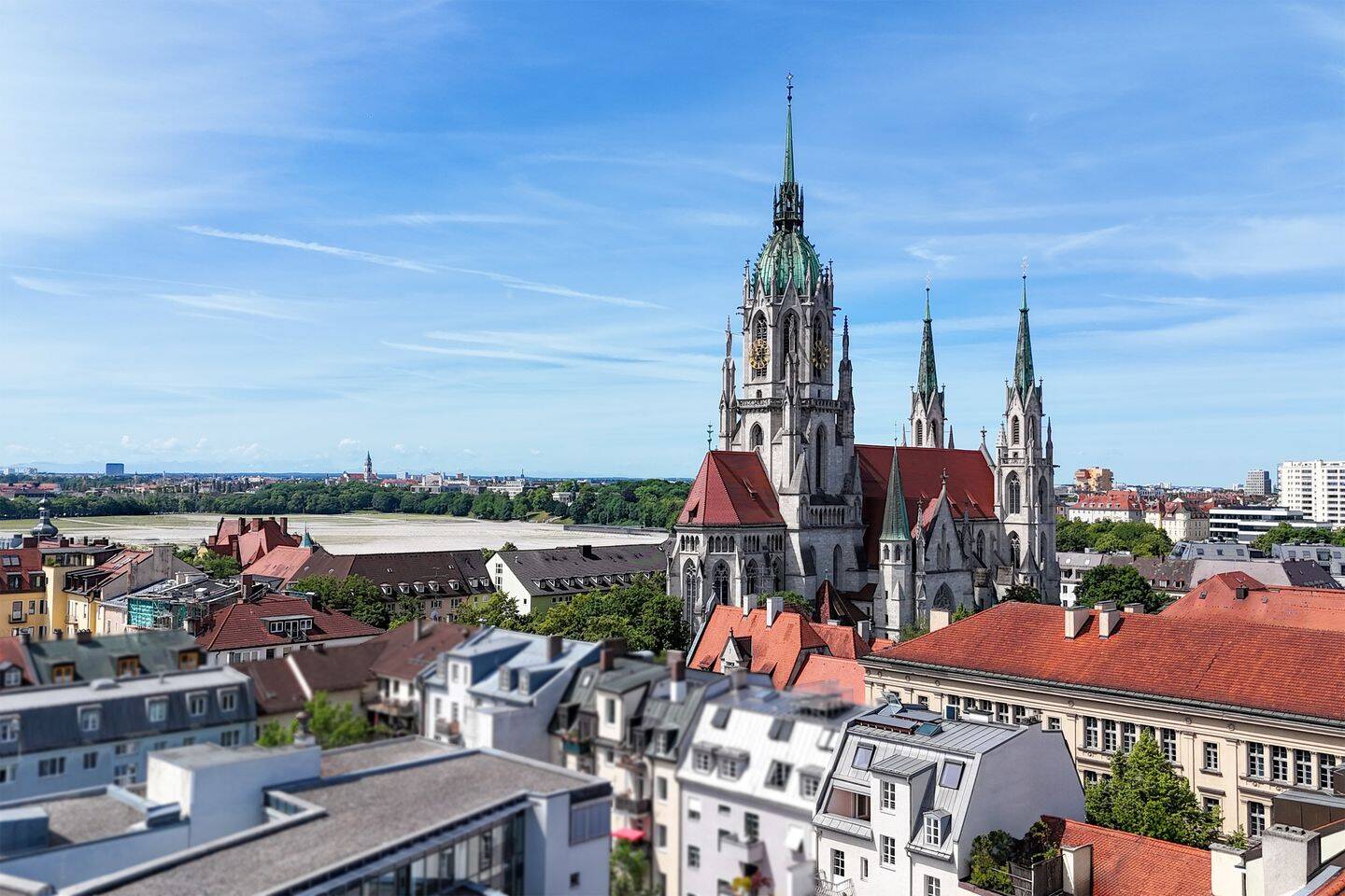 Einzelstück im Altbau. Kernsaniertes Dachgeschoss mit Blick auf St. Paul., 80336 München (Altstadt-Lehel Ludwigsvorstadt-Isarvorstadt Sendling)
