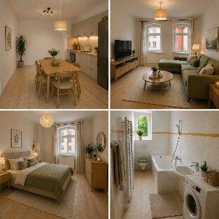 2 Raum Wohnung mit Balkon, 99092 Erfurt