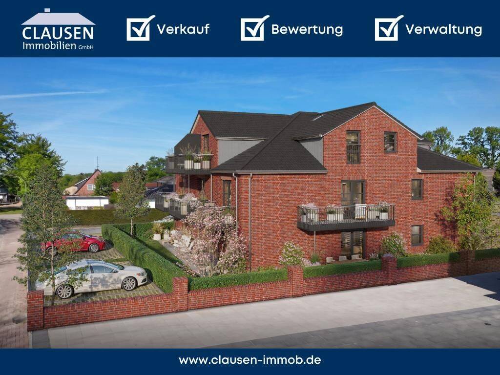 WE 2: KfW-55 Neubauwohnung – barrierefreie 2-Zi. Wohnung mit Terrasse + Garten!, 24626 Groß Kummerfeld